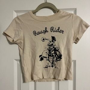 Rough Rider Brandy Melville baby T-shirt.